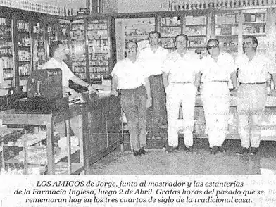 LAS ANTIGUAS FARMACIAS DE CONCORDIA DESDE 1859: Farmacia inglesa