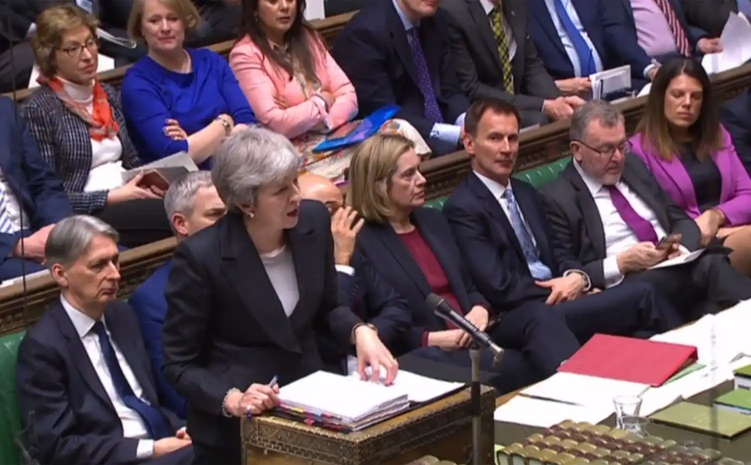Theresa May pidió formalmente una corta prórroga del Brexit a la Unión Europea