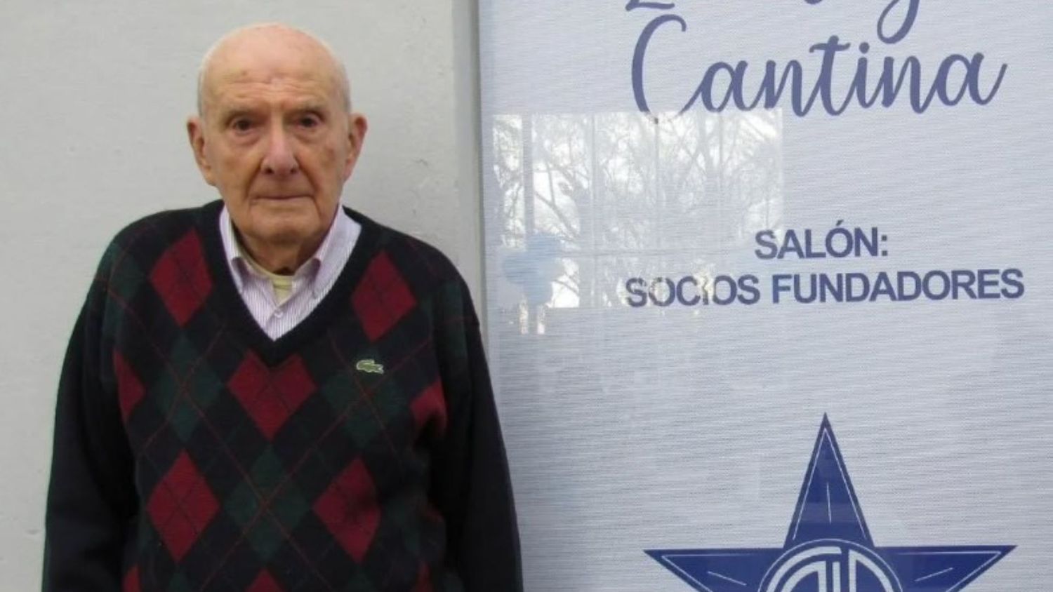 Pedro "Perico" Blanco, socio fundador del Club Atlético Los Andes, dejó existir este lunes 23. Foto: Club Los Andes.