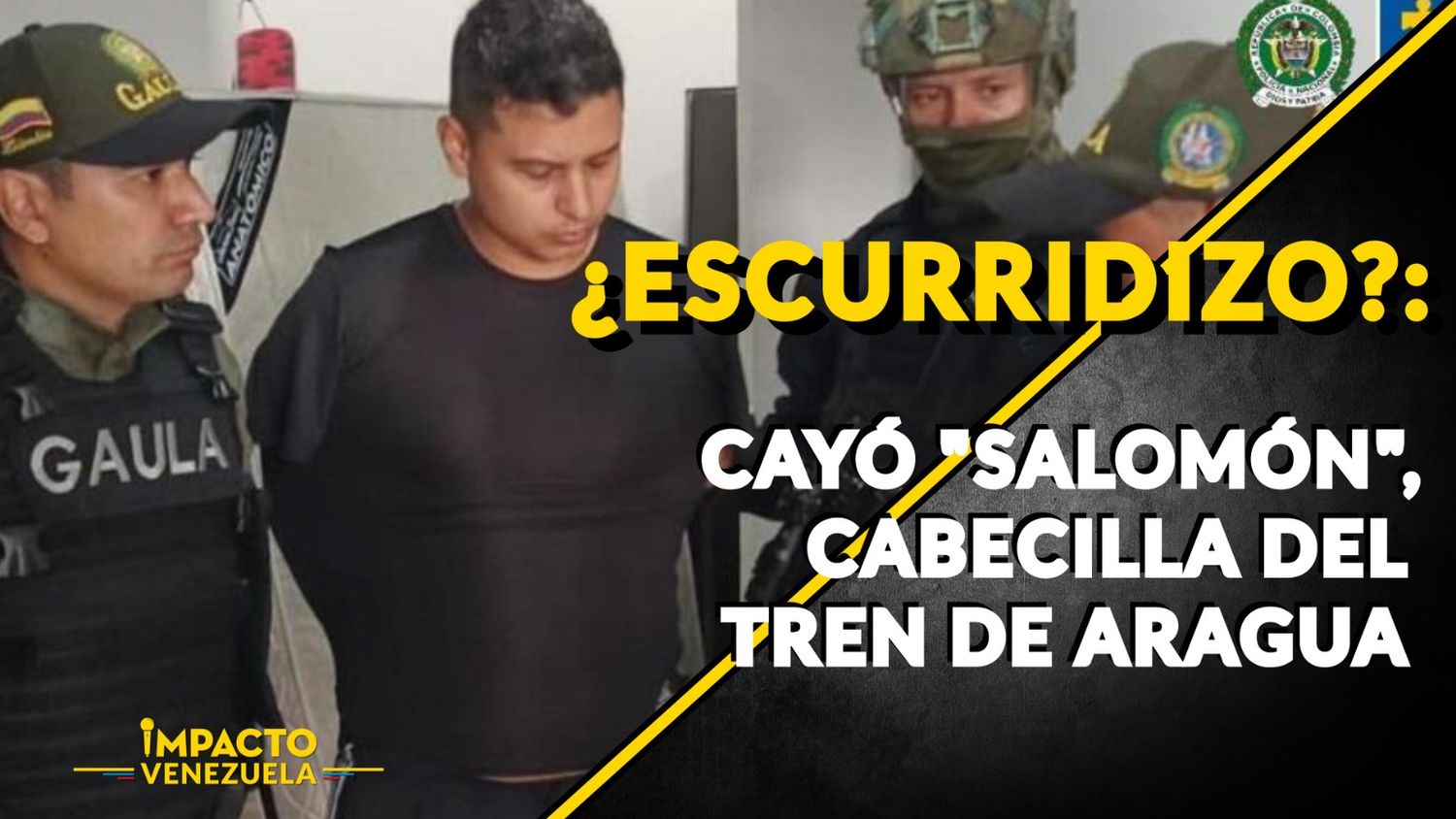 ¿ESCURRIDIZO?: cayó «Salomón», cabecilla del Tren de Aragua – VIDEO