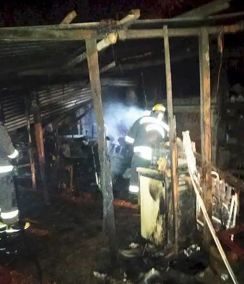 Incendio en La Floresta