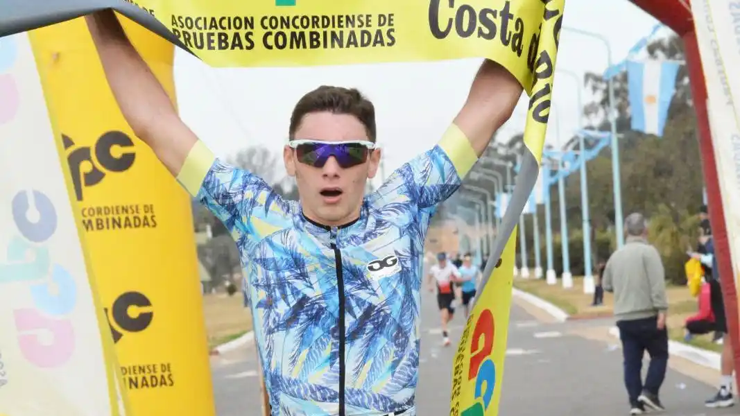 Judith Marsilli y Eduardo Pelichero fueron los ganadores de la tercera fecha del Duatlón