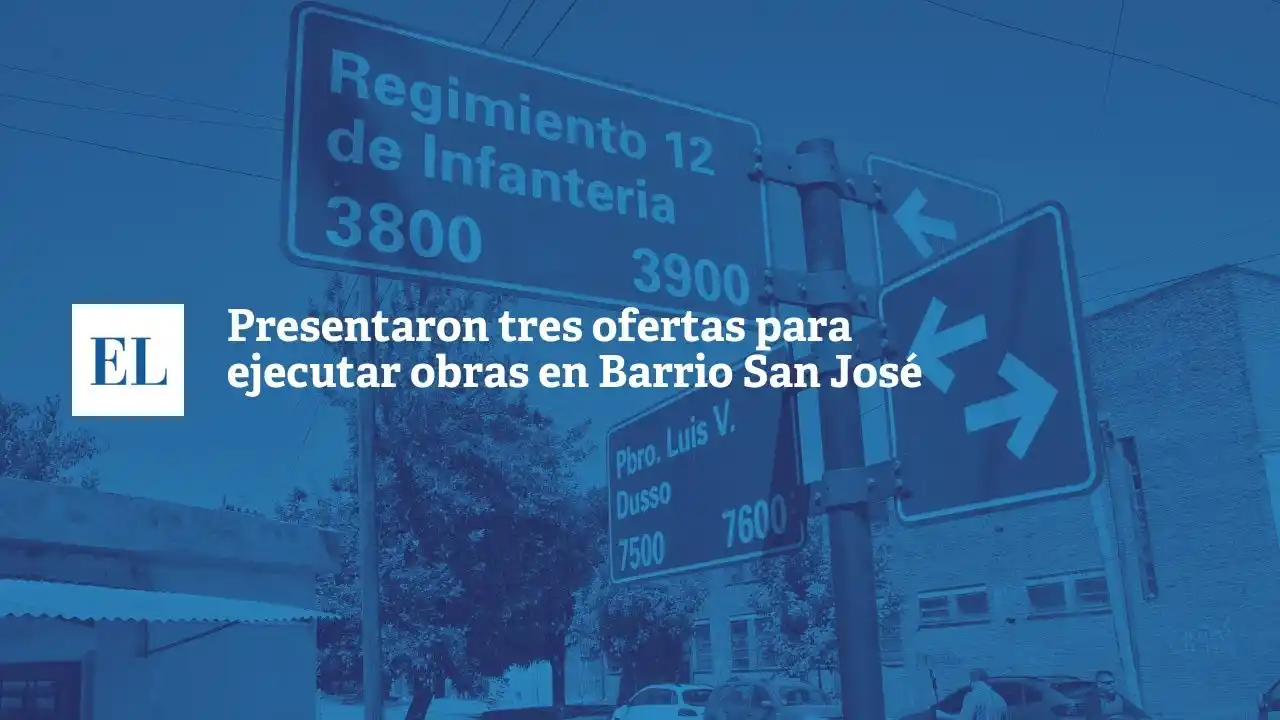 Se presentaron tres ofertas para ejecutar obras en barrio San José
