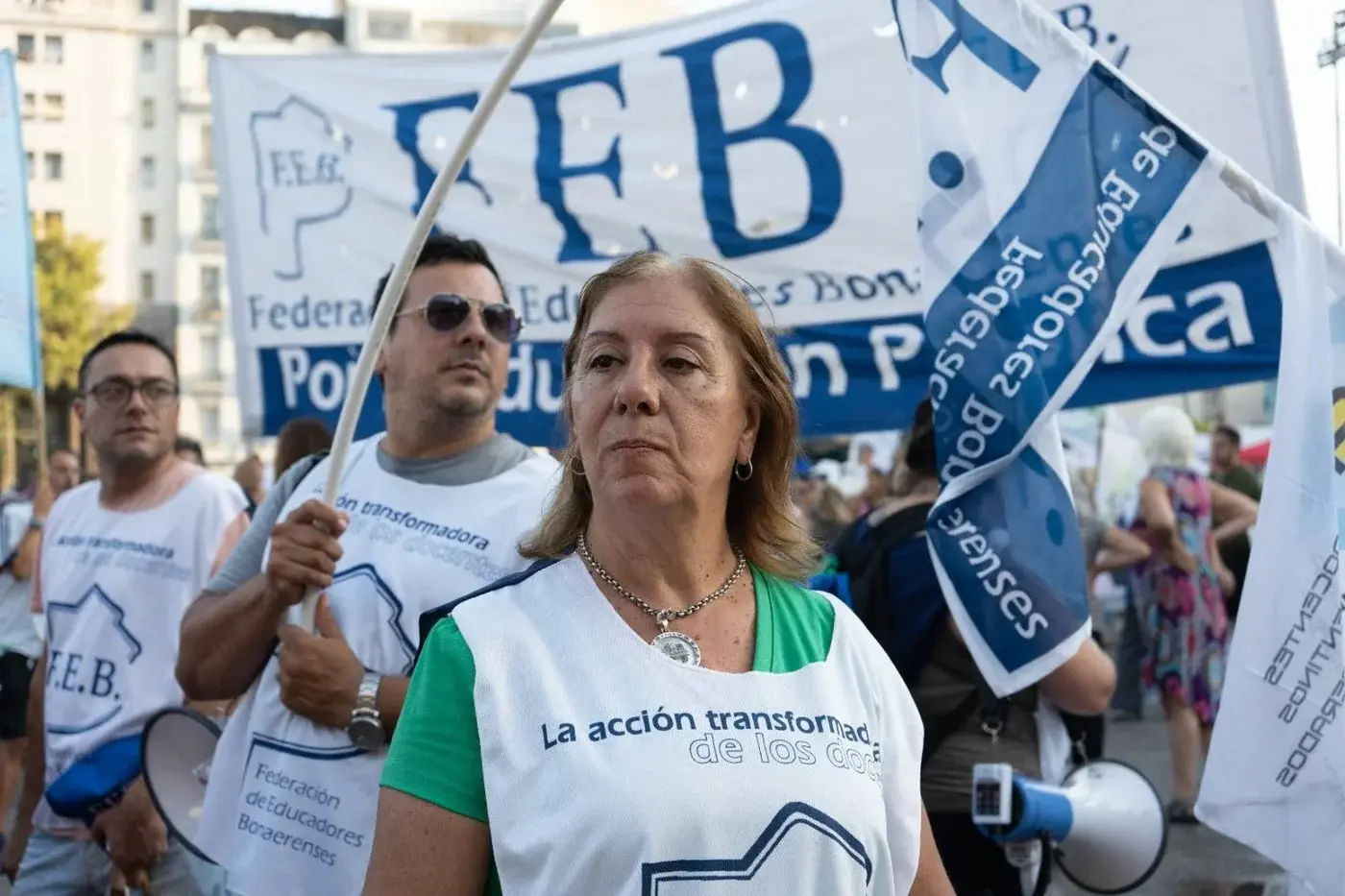 Paro docente en Provincia: la FEB cumple la primera jornada de huelga y advierte que el aumento de Kicillof "no alcanza"