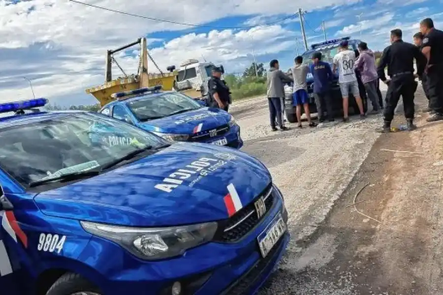 Siete presos por tirar piedras a los automovilistas de avenida Circunvalación Oeste