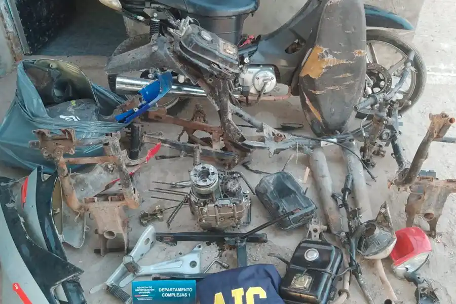 Cayó la "banda del desguace": robaban motos y pedían rescate a las víctimas