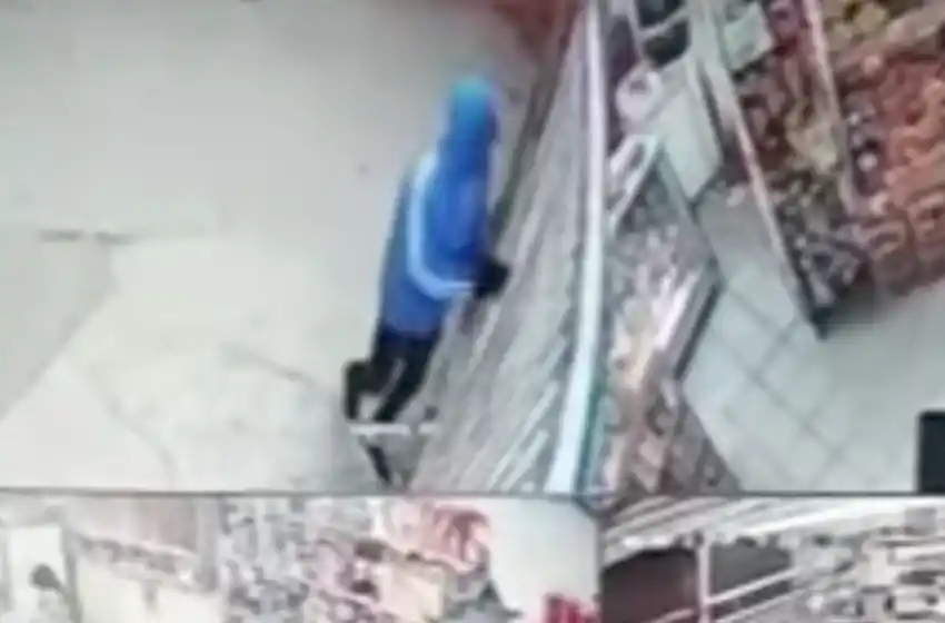 Captura de Telenoche: imagenes del momento del ataque a tiros