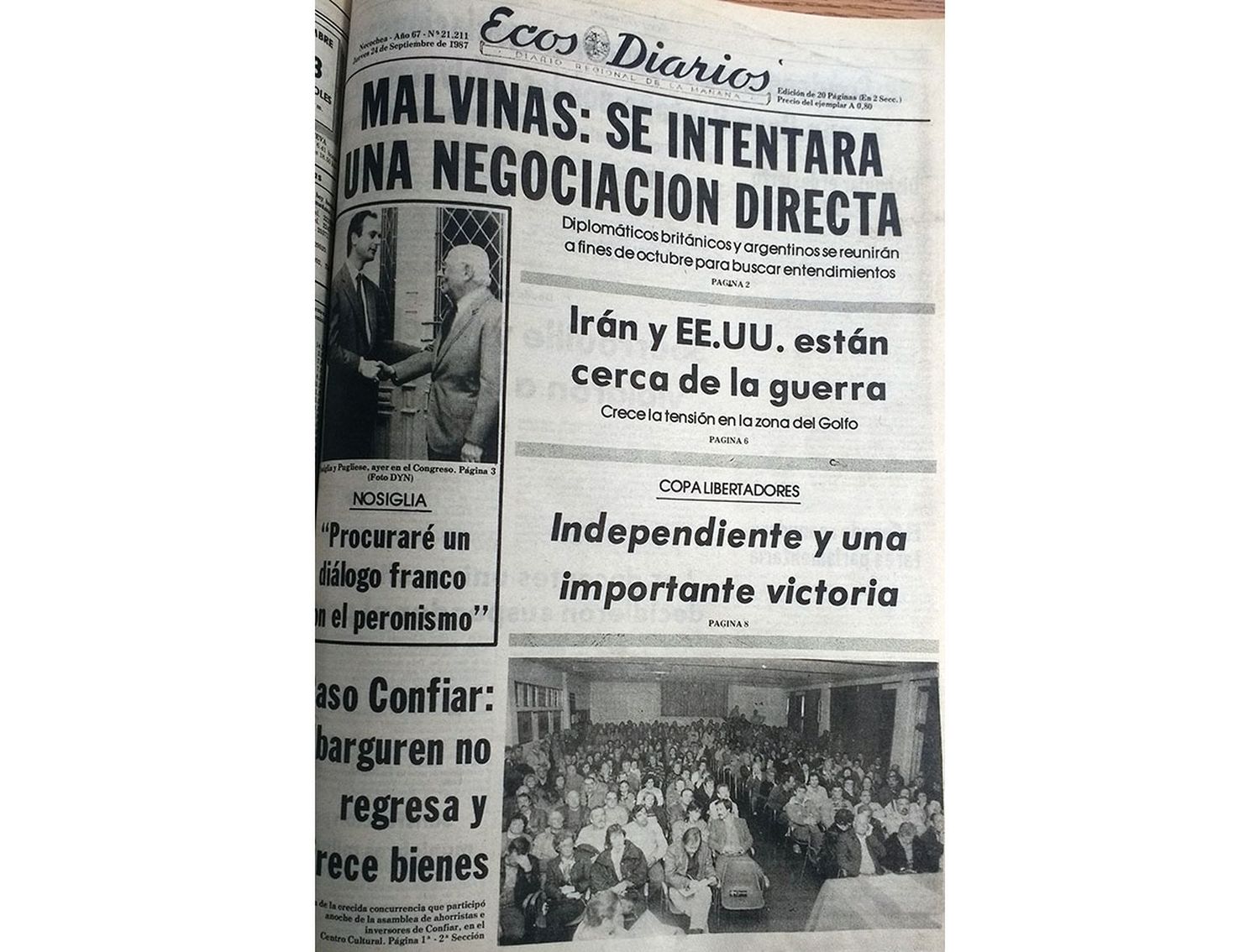 Jueves 24 de septiembre de 1987
