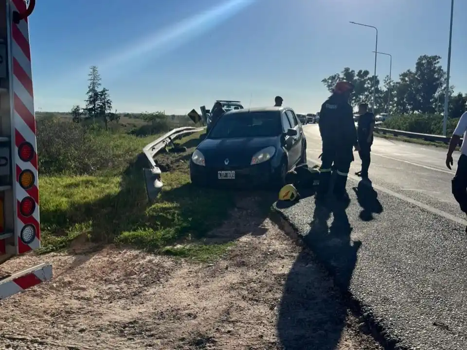 Accidentes reiterados en el Acceso Este: esta vez no hubo lesionados