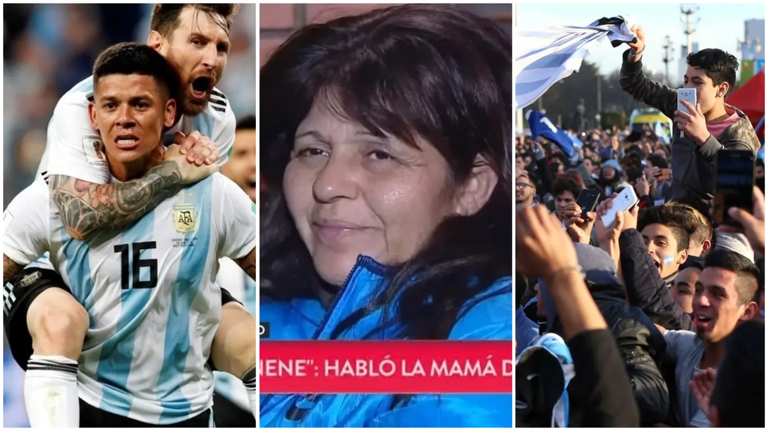 La Plata: En la ciudad de Marcos Rojo todavía celebran el agónico gol de la clasificación