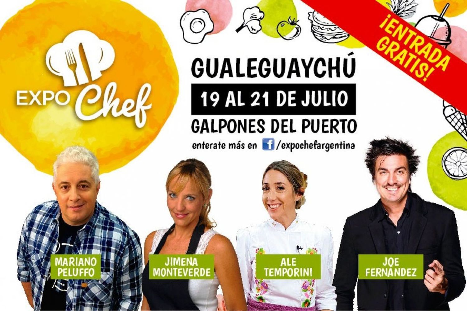 La 2º ExpoChef Gualeguaychú llega a los Galpones del Puerto