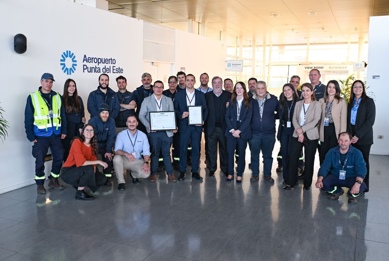 El Aeropuerto de Punta del Este refuerza su gestión con nueva certificación ISO