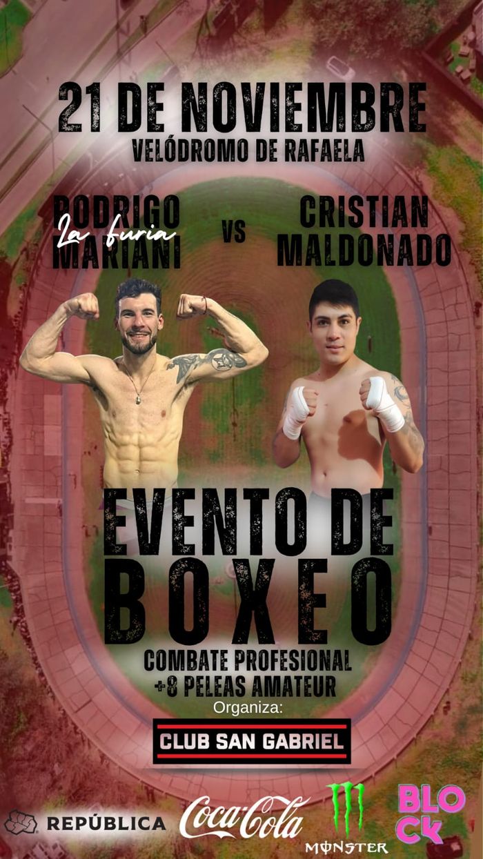 Velada de boxeo en el velodromo