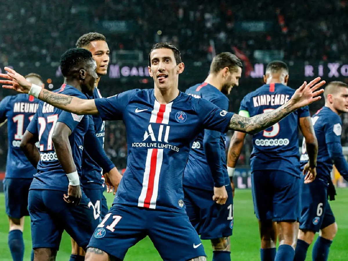 PSG, con un gol de Di María, ganó y domina en Francia