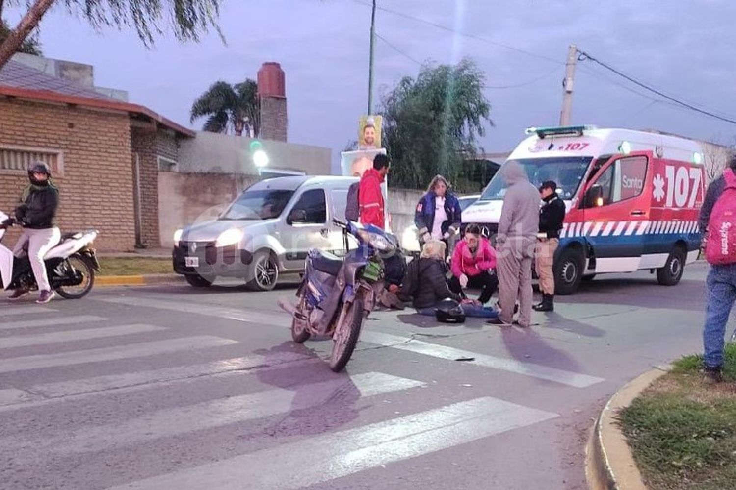 Mañana accidentada desde temprano