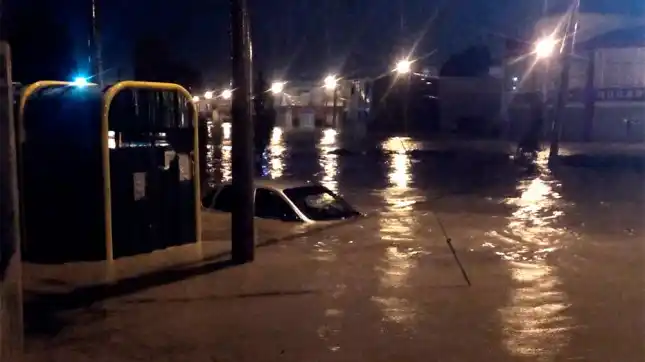 Las lluvias vuelven a castigar a Comodoro Rivadavia