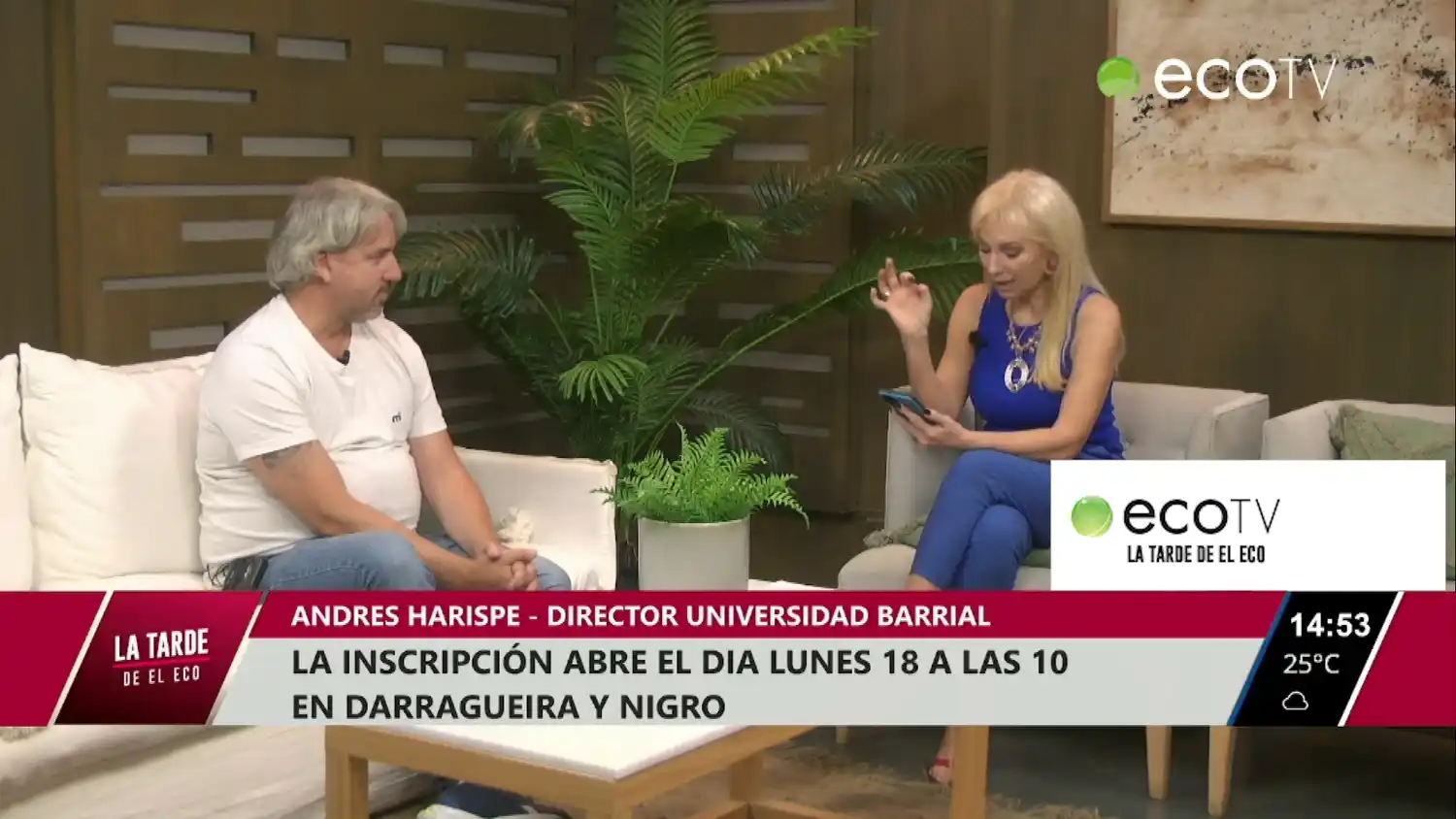 La inscripción abre el día lunes 18 a la 10 en Darragueira y Nigro