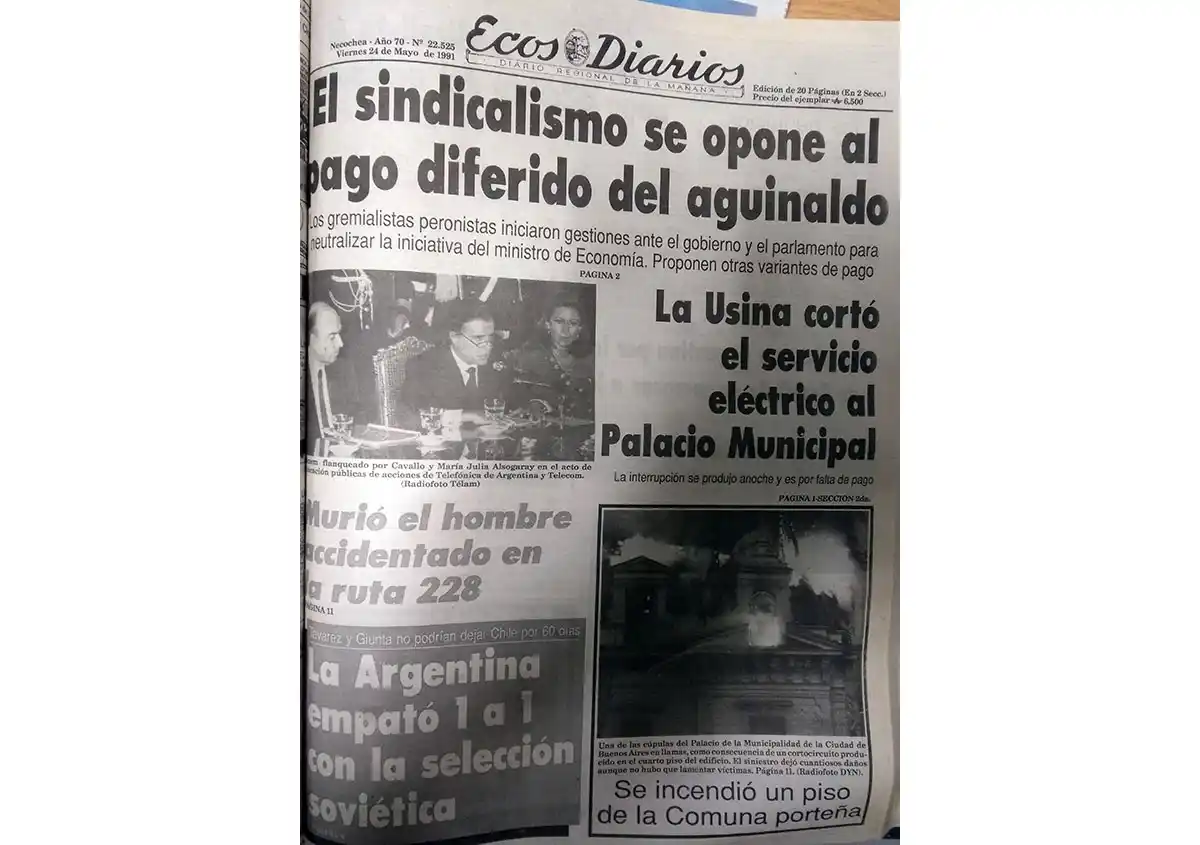 Viernes 24 de mayo de 1991