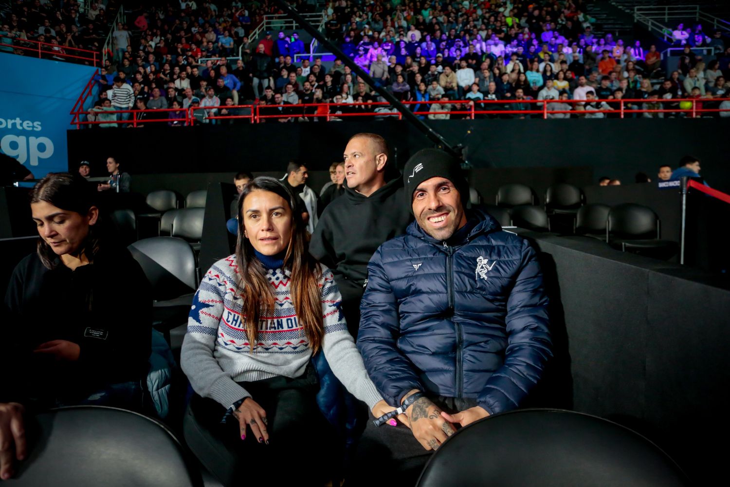 Carlos Tevez en el Premier Padel