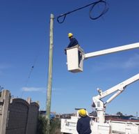 La Usina volvió a cortar la luz en la toma del barrio de La Movediza