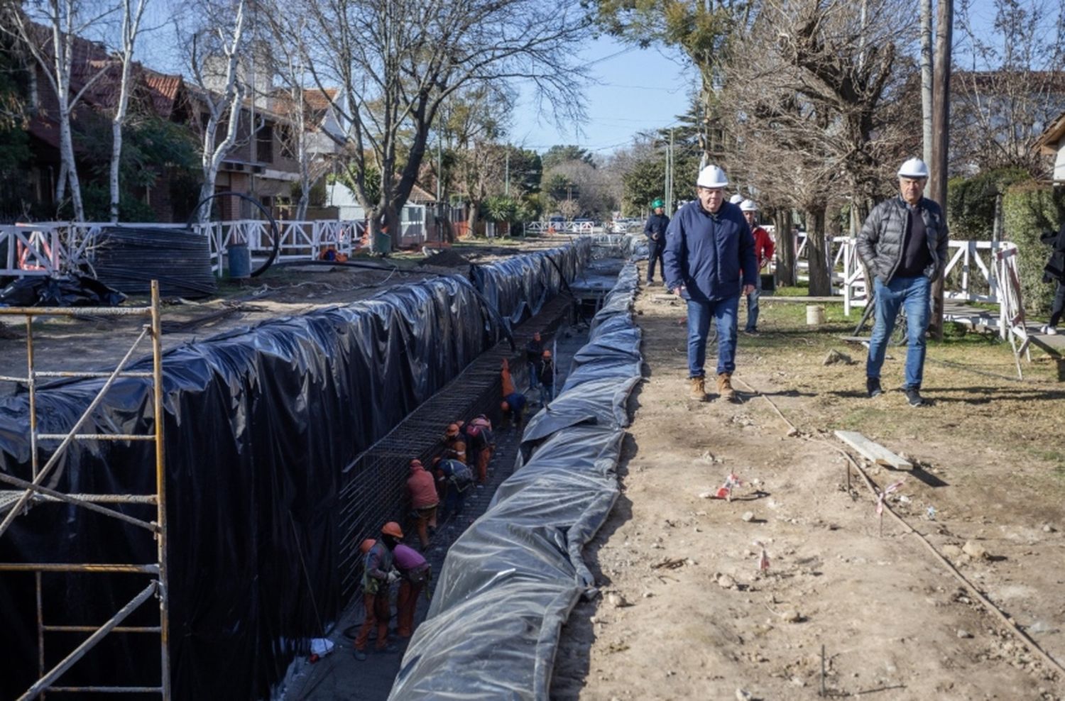 Avanza a buen ritmo la obra del Colector Marcos Sastre