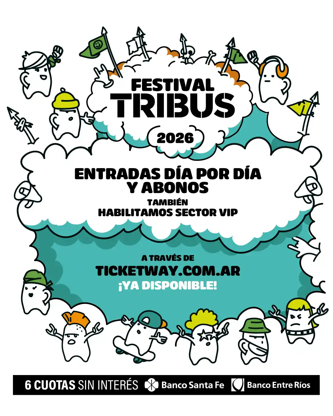 Festival de Tribus 2026: Se reveló el line-up de una edición que promete ser histórica