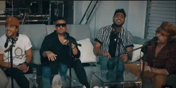 ¡Tremendo junte! Víctor Muñoz, Oscarcito, Servando y Ronald Borjas cantan en pandemia