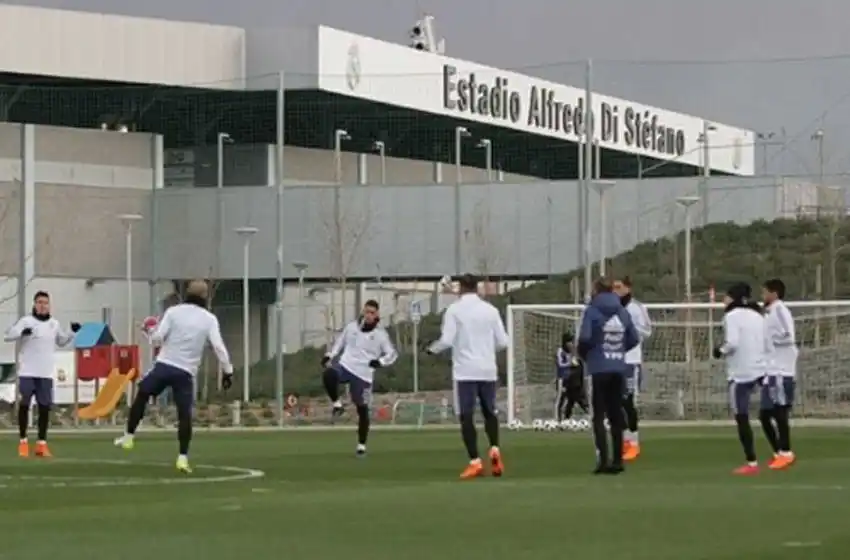 Argentina completó su primer entrenamiento en Madrid
