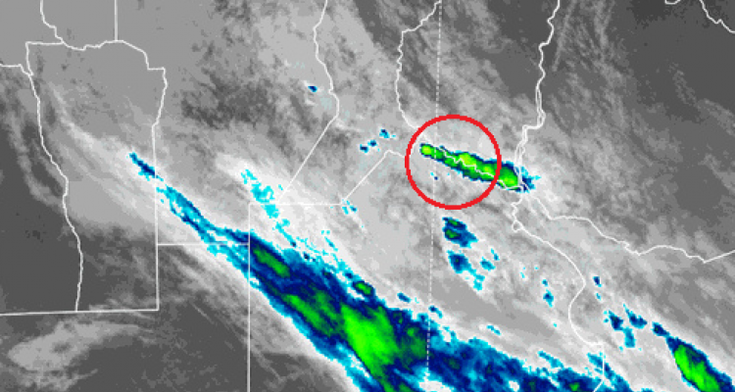 Alerta meteorológica por “tormentas fuertes con ráfagas y ocasional caída de granizo”