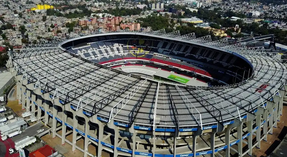 Tragedia en el Estadio Azteca. Foto: Reuters.