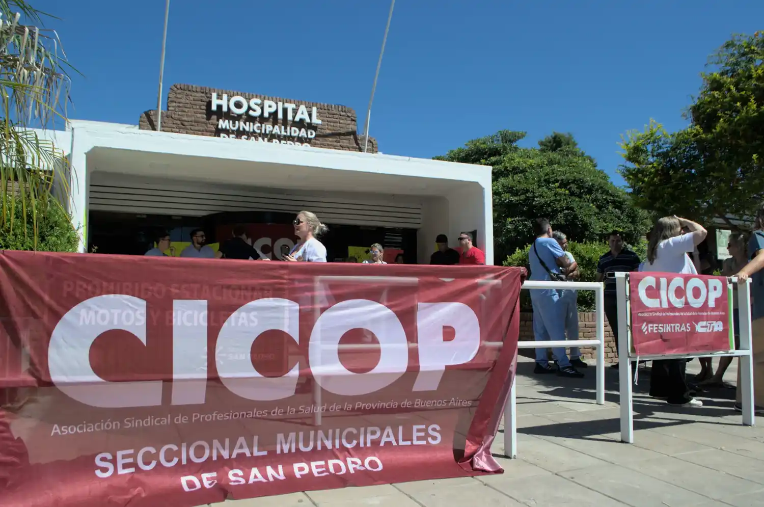 Los profesionales llamaron a una medida de fuerza.
