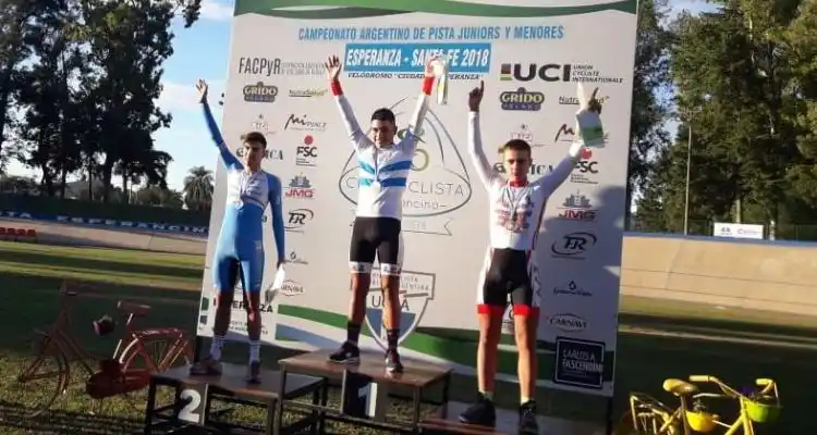 Juan José Paz oro y Nicolás Culicinio bronce en el Argentino de Pista