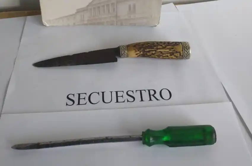 Intentó asaltar a un hombre en la calle con una cuchilla