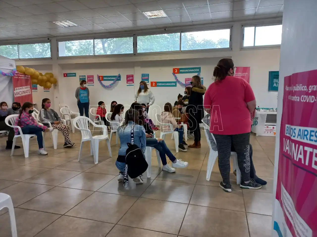 Con más de 150 dosis aplicadas, ayer comenzó la vacunación a menores de 3 a 11 años