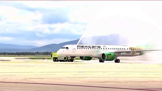 El Embraer E195-E2 debutó en Mexicana de Aviación
