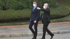 Fernández y Sánchez ratificaron vínculos, apoyos y perspectivas de inversiones