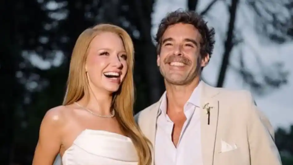 ¡Nicolás Cabré y Rocío Pardo, recién casados!