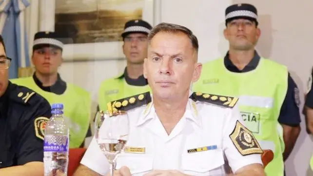 El Jefe de la Policía sufrió una accidente en la ruta que solo provocó daños al auto oficial