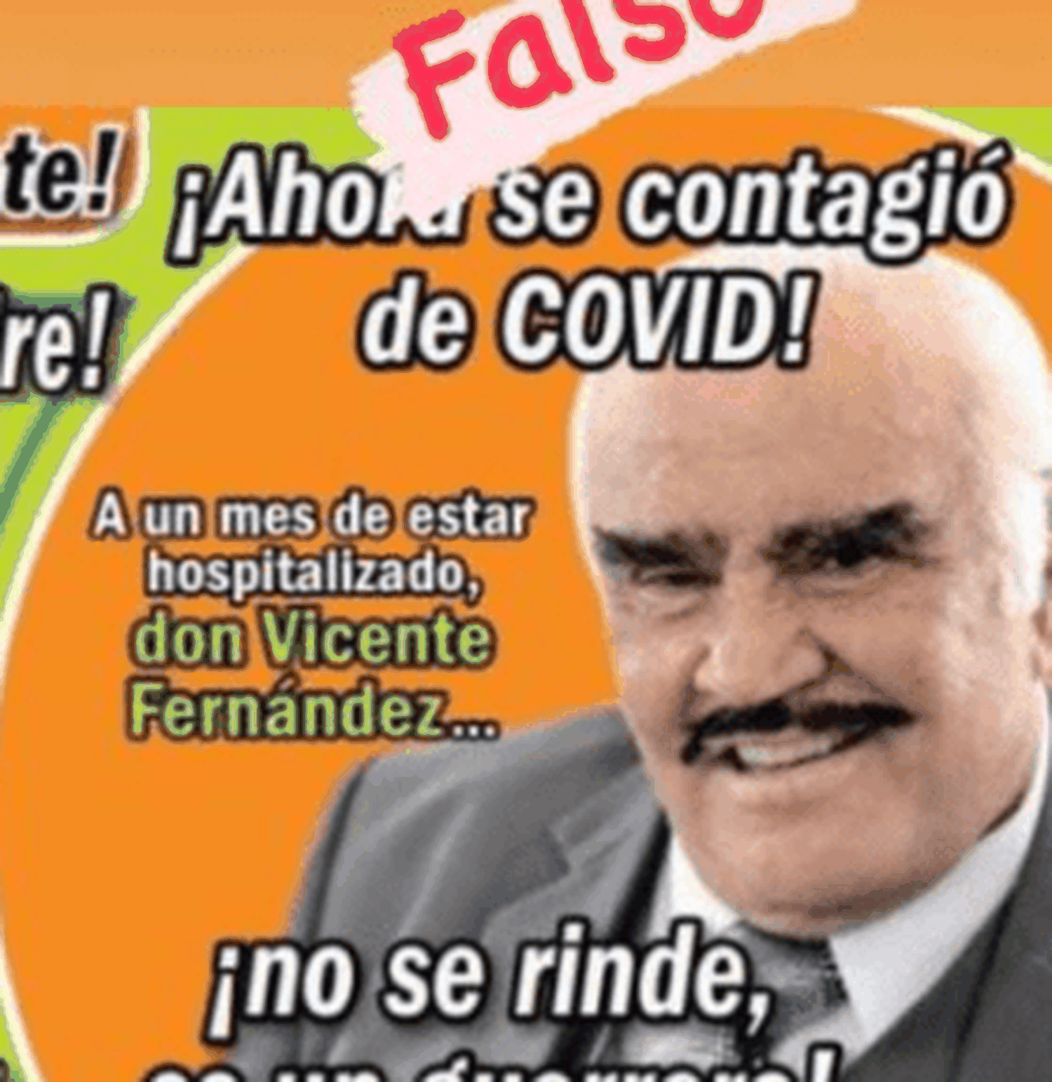 Vicente Fernández Jr. desmintió el contagio. Foto Instagram
