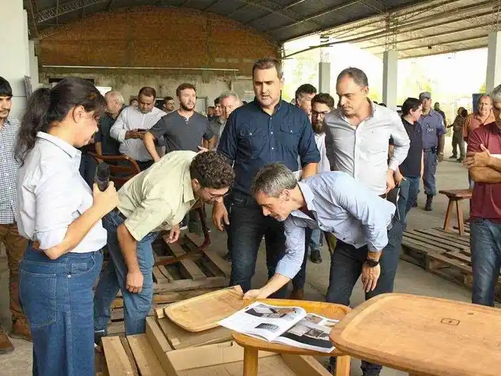 Lamothe calificó de disruptivo y novedoso
el proyecto del Centro Tecnológico FABLAB