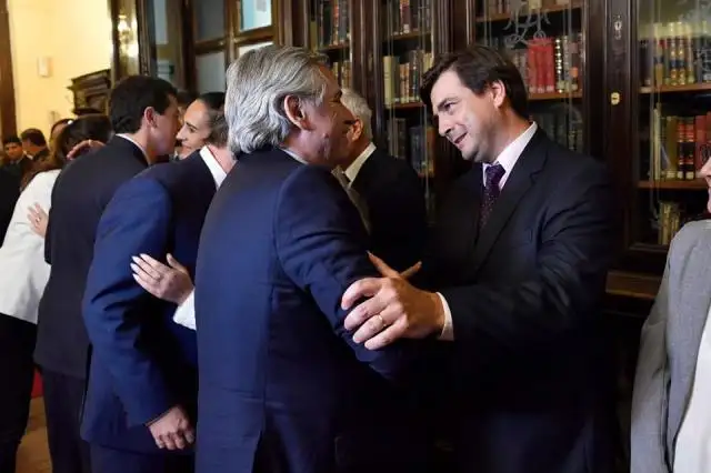 Morchio: “Le transmití al Presidente Fernández mi deseo de éxito en su gestión”
