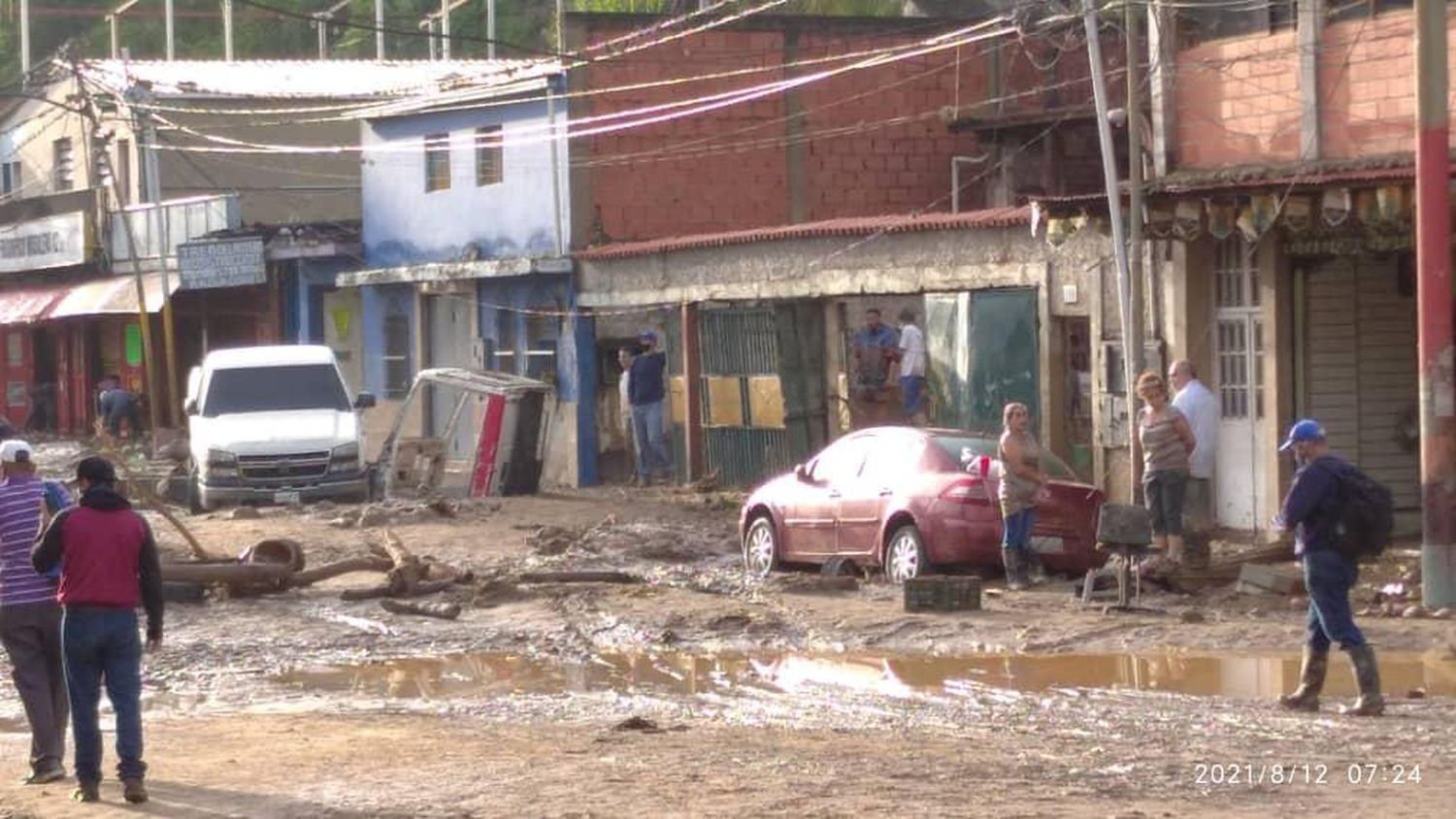 Así quedaron varias zonas de los altos mirandinos tras crecida del río San Pedro