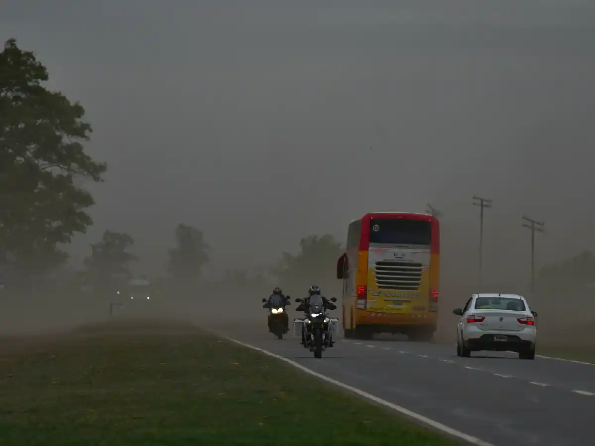 Viento y tierra: hubo corte en la ruta 19 