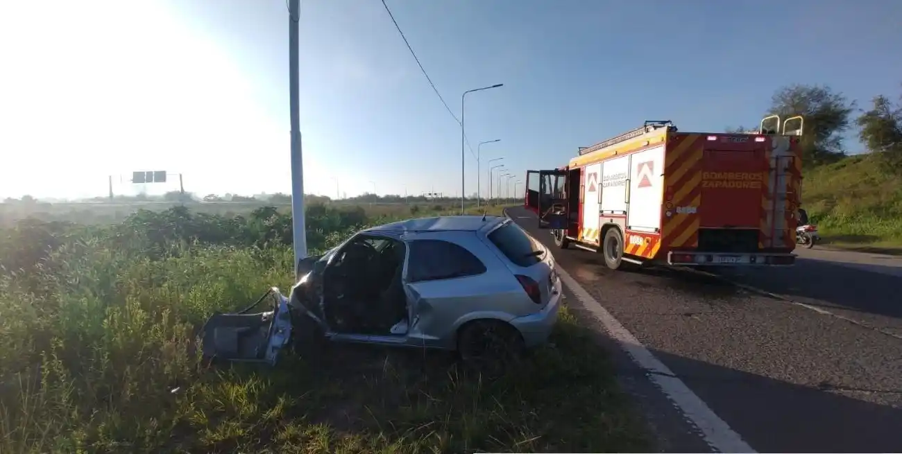 El choque se produjo a la altura del hipódromo.