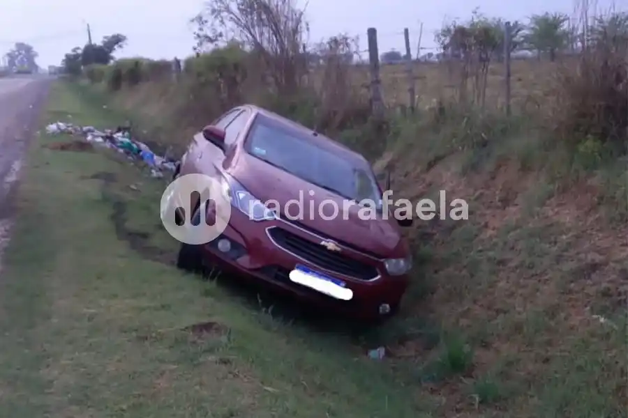 Perdió el control y terminó en...
