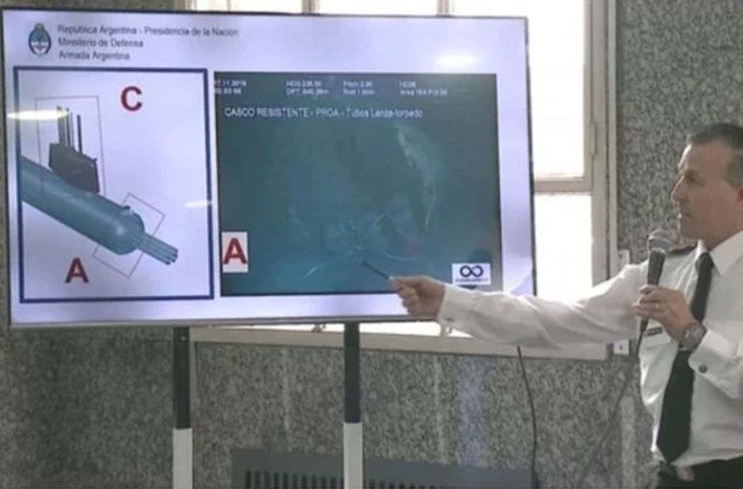 Intentarán que un vehículo robótico extraiga partes del ARA San Juan