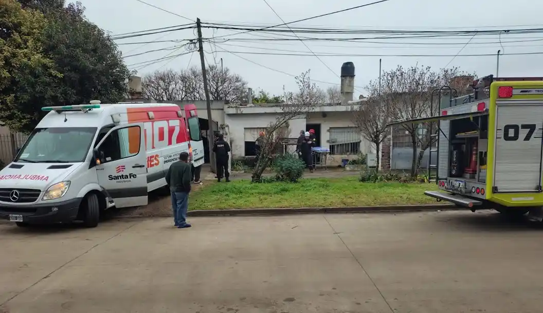 El paciente fue trasladado al hospital.