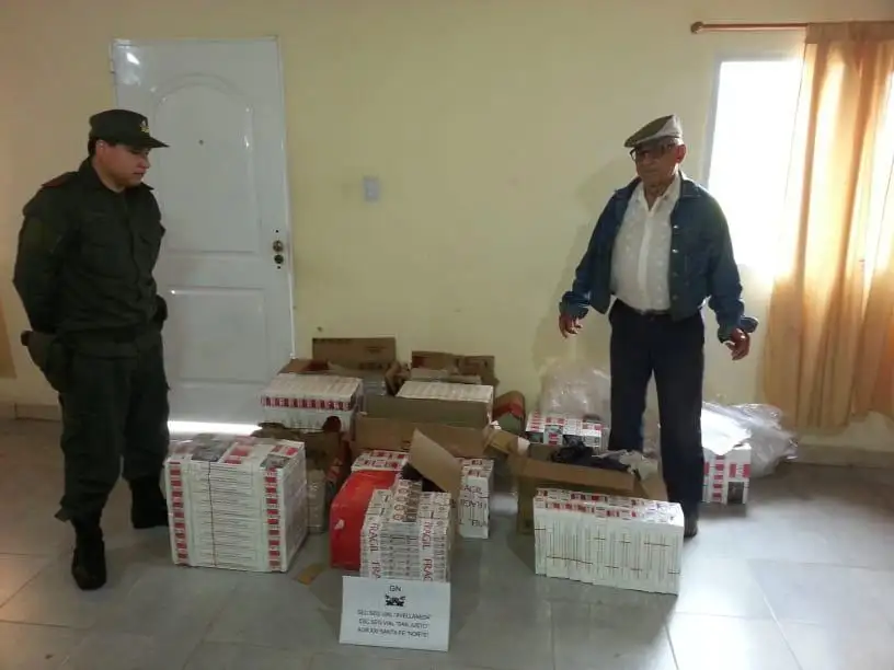 Tras un operativo en el norte provincial se secuestró droga y cigarrillos de contrabando