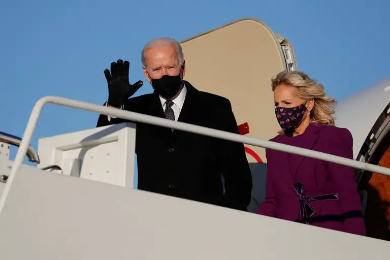 Joe Biden arribó a Polonia para mostrar su apoyo a Ucrania