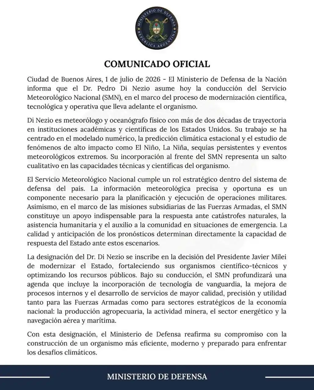 Comunicado